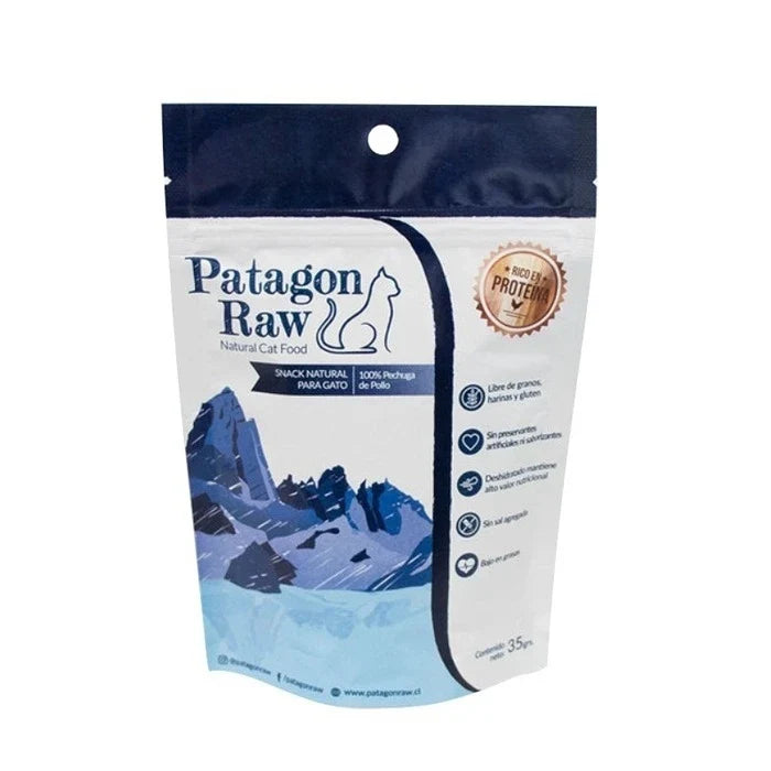 Snack Gatos Patagon Raw Pollo