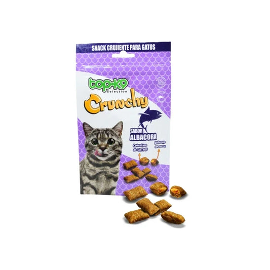 SNACK TOPK9 CRUNCHY CATNIP/ALBACORA 50 GRS - imagen 1