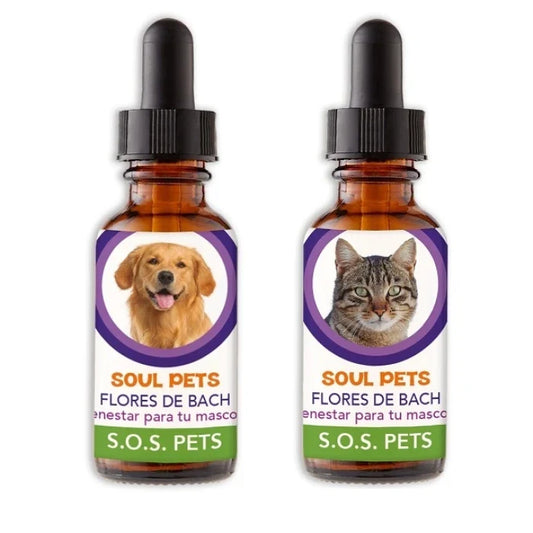 Soul Pets Flores de Bach para Perros y Gatos emergencias S.O.S