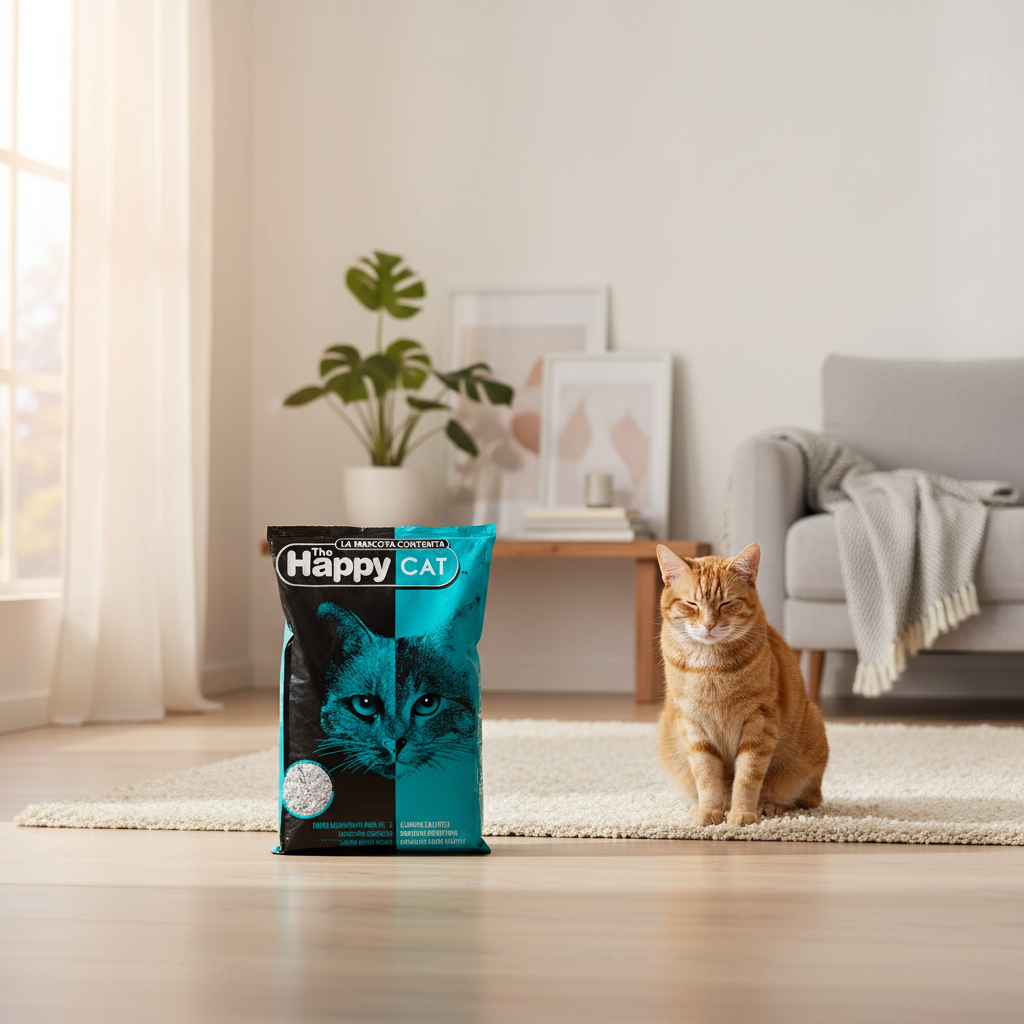 Arena Sanitaria Aglomerante The Happy Cat 18KG