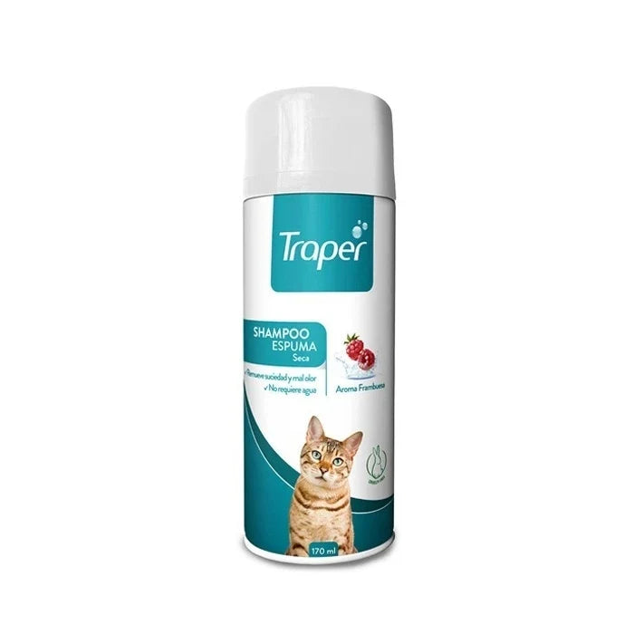 SHAMP. ESPUMA SECA GATO 170 ML