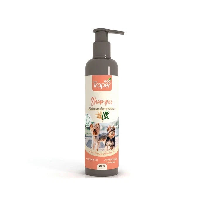 TRAPER SHAMPOO PIELES SENSIBLES O RESECAS ECO PARA PERROS - imagen 1