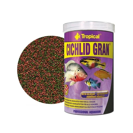 Tropical Alimento Granulos Premium Para Ciclidos Cichlid Gran - imagen 1
