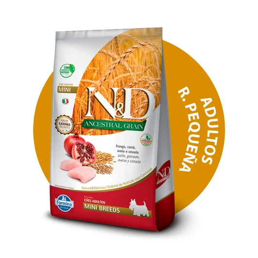 N&D Grano Ancestral Pollo para Perros Pequeños 2.5kg - imagen 1