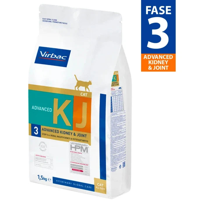 Alimento para gatos Virbac Cat Advanced Kidney & Joint - Fase 3