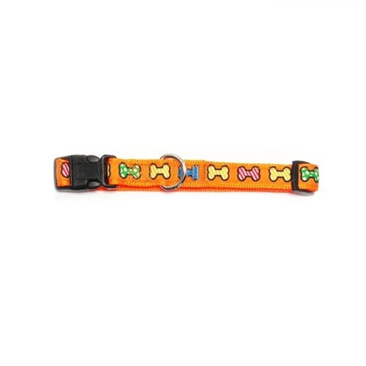 Wonder Dog Collar de Huesitos Naranja