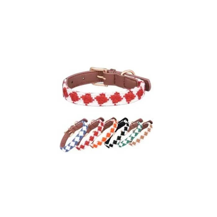 Wonder dog collar eco cuero y algodón para perros y gatos