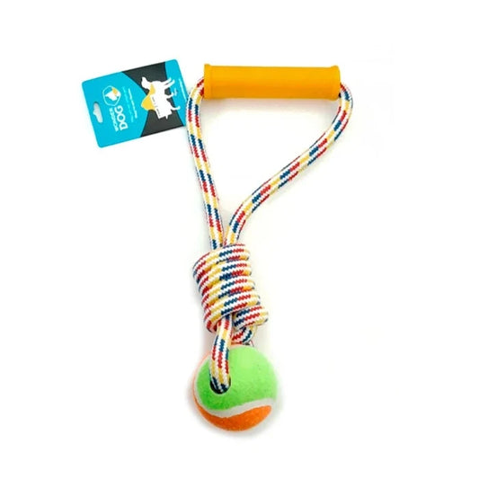 Wonder Dog Juguete con Cuerda y Pelota de Fieltro - imagen 1